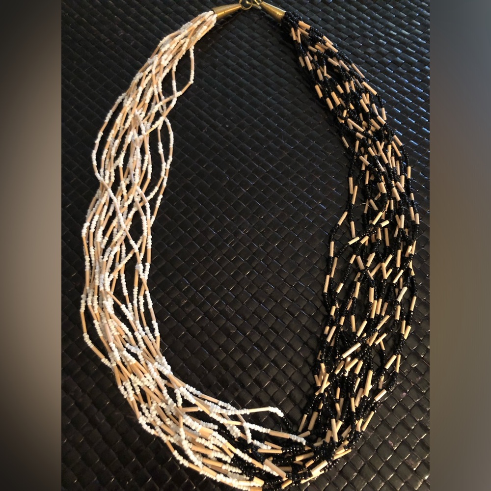 Multicolored Beaded Artisian Necklace Bay Area